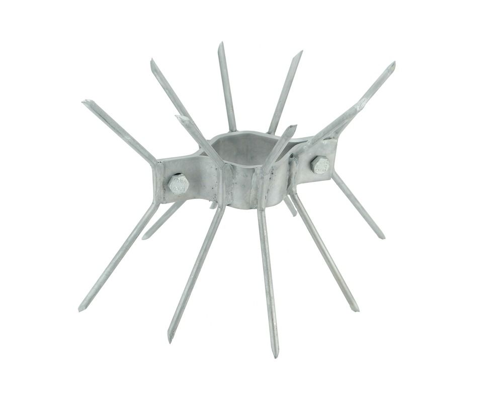 Anti-klimbeugel voor GFK lichtmast