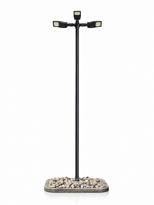 Cowi StreetLine lichtmast set met 3 LED-armaturen