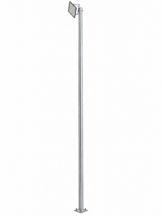 Aluminium lichtmast 6 meter met standaard LED Floodlight